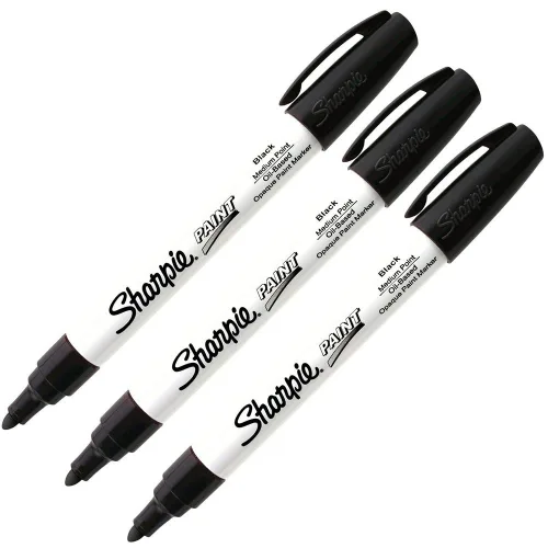Medium Point Paint Marker [Set of 3] Color: Black by Sharpie