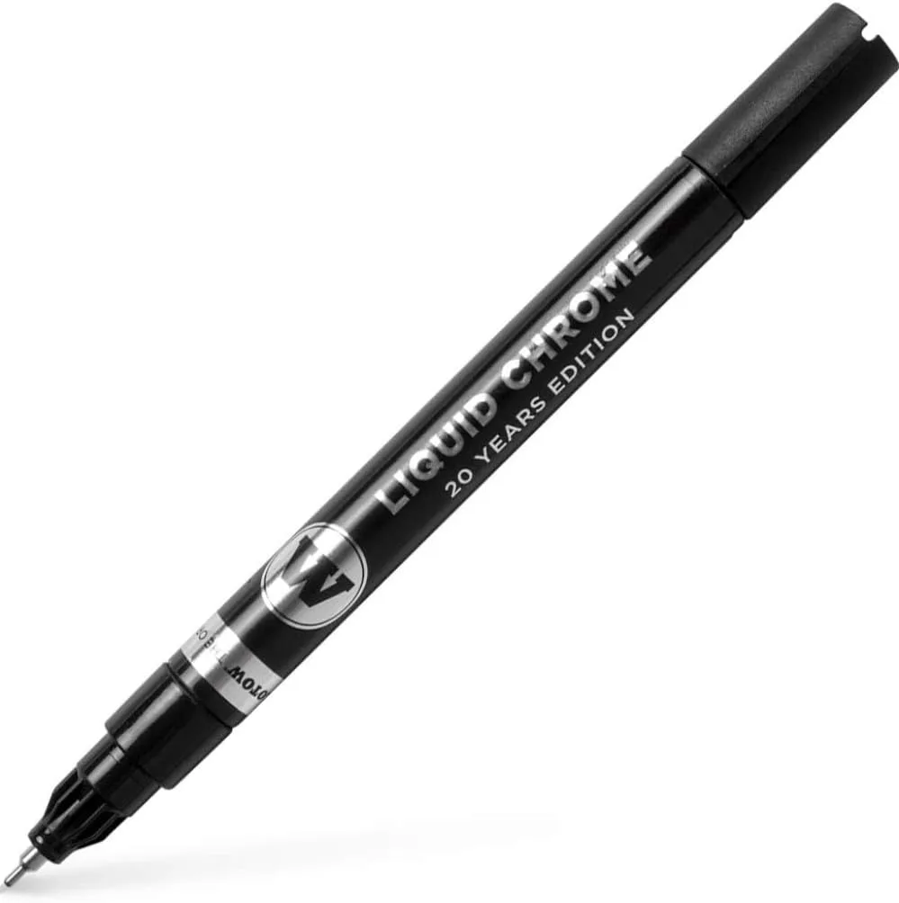 Molotow Liquid Chrome Alcohol Paint Pump Marker, 1mm, 1 Each