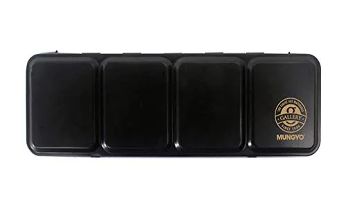 View image 2 of 5 for MUNGYO Professional Half Pan Size Water Colors Set in Tin Case/Integral Mixing Palette in The lid (24 Colors)