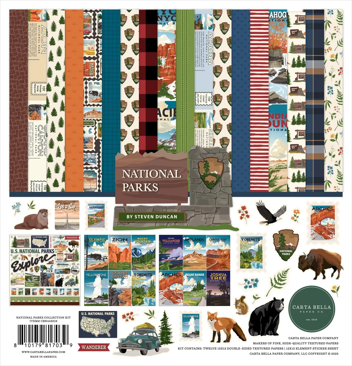 National Parks Collection Kit by Echo Park Paper