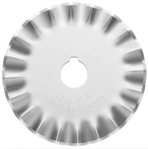 View image 2 of 5 for Olfa Rotary Blade Refill 45mm Pinking PIB45-1 (2-Pack)