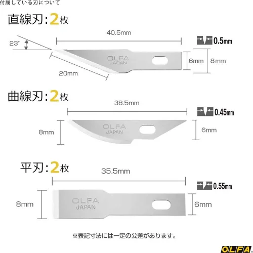 View image 3 of 6 for OLFA Saw & Art knife & Spare blade (157B)