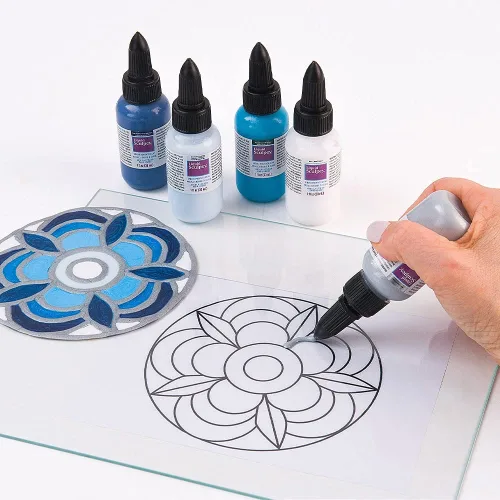 View image 9 of 9 for Polyform Liquid Sculpey Liquid Polymer Oven-Bake Clay, Classic Sampler Pack, Three 1 oz. bottles included, White, Black and Clear colors, Great for jewelry, holiday, DIY