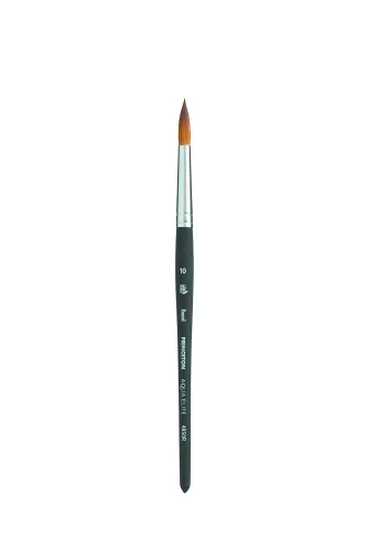 Princeton Aqua Elite Round Brush, Synthetic, Short Handle, Size 10, 1 Count by Princeton Art & Brush Company