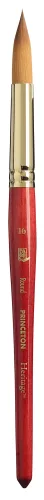Princeton Heritage, Series 4050, Synthetic Sable Paint Brush for Watercolor, Round, 16 by Princeton Art & Brush Company
