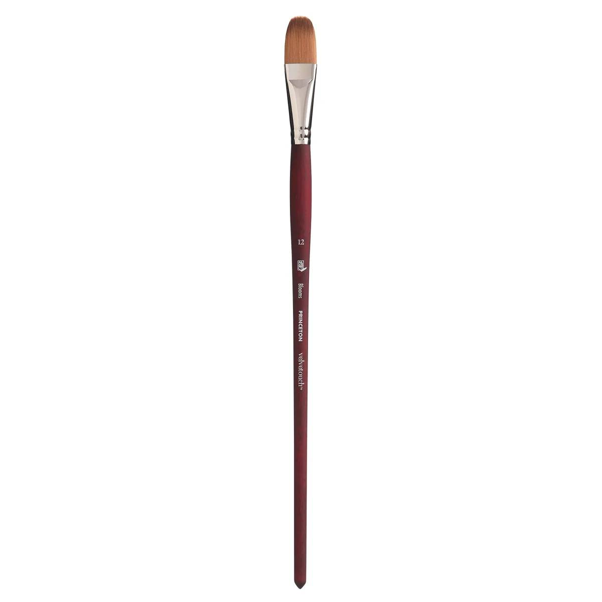 Princeton Velvetouch Jenna Rainey Blooms Brush, Long Handle, Size 12 - Professional Artist Brushes for Mixed Media, Acrylic, Oil by Princeton Art & Brush Company