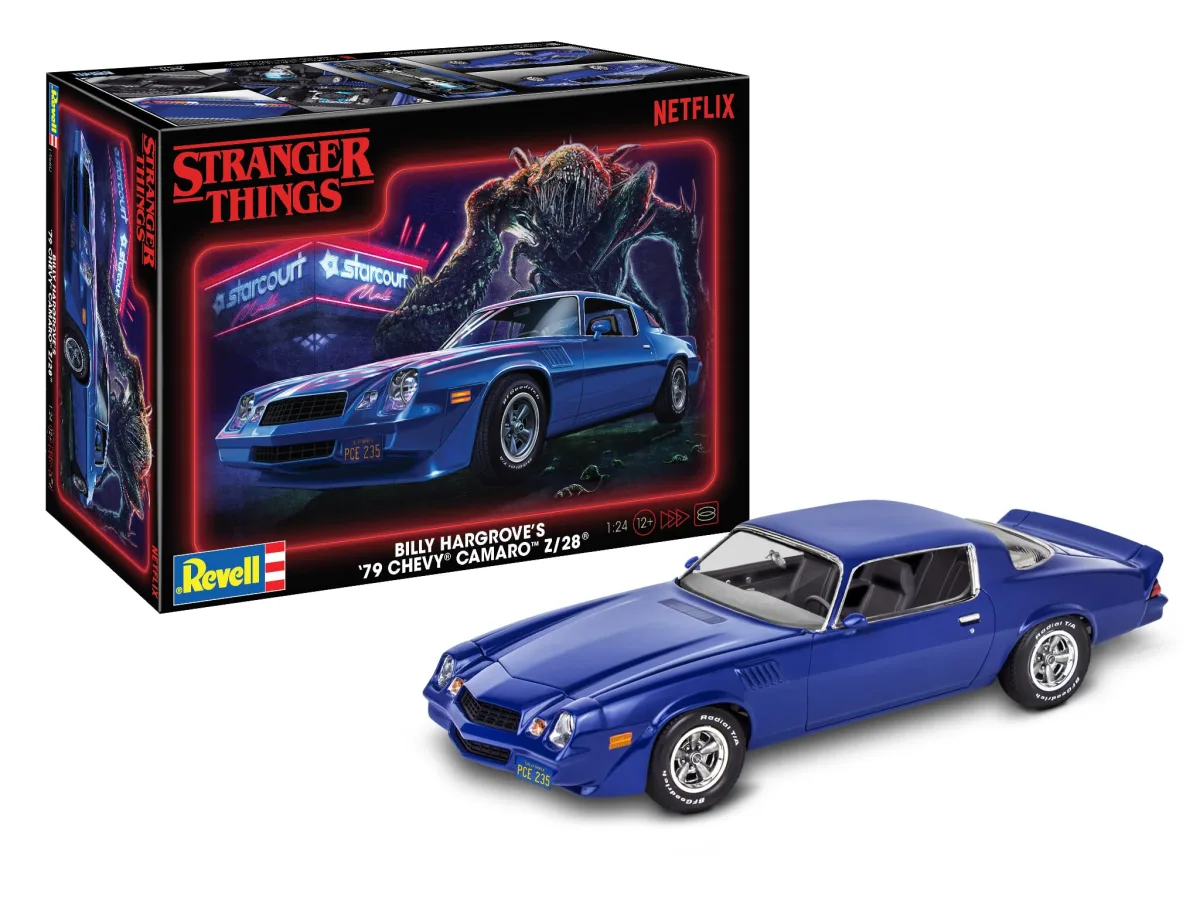 Revell Stranger Things Billy Hargrove's 1979 Camaro Z/28 Model Building Kit