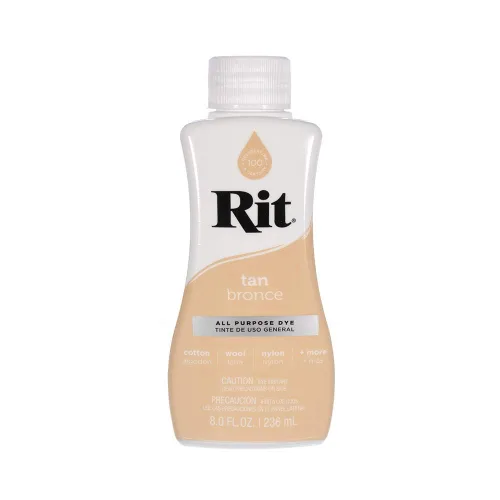 Rit Dye Liquid – Wide Selection of Colors – 8 Oz. (Tan) by Craft County