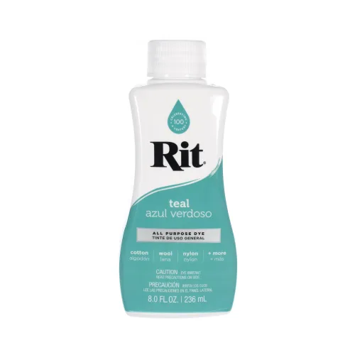 Rit Dye Liquid – Wide Selection of Colors – 8 Oz. (Teal) by Craft County