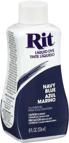 View image 4 of 4 for Rit Liquid Dye Black 8 Oz & Rit Dye Liquid Fabric Dye, 8-Ounce, Navy Blue (1)