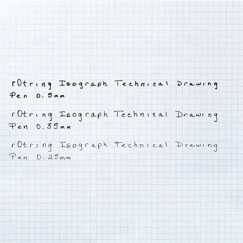 View image 3 of 9 for rOtring Isograph Technical Drawing Pen, 0.35 mm