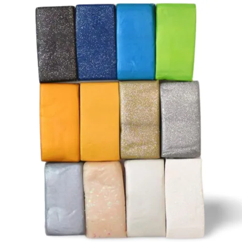View image 2 of 9 for Sculpey Premo Clay Multipack - 12 Metallic & Glitter Colors, 1oz Bars