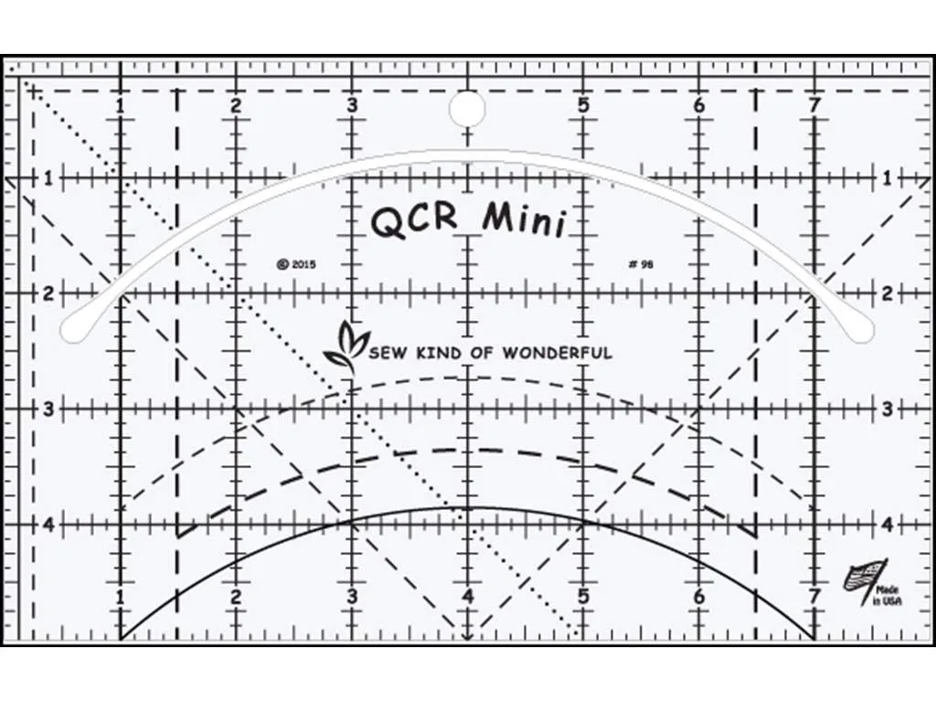 Sew Kind of Wonderful QCR Mini Ruler