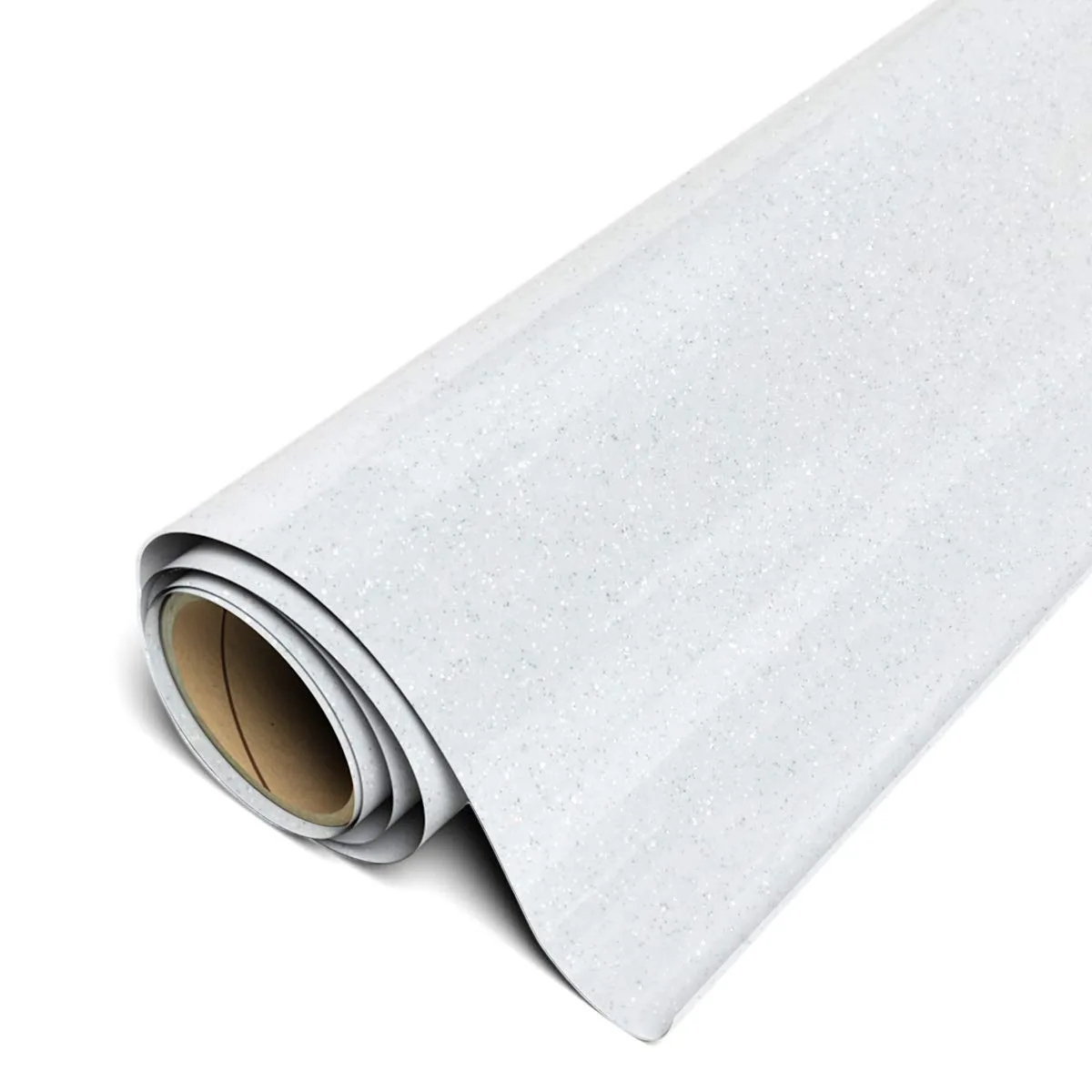Siser Glitter HTV 11.8"x10ft Roll - Iron on Heat Transfer Vinyl (White)
