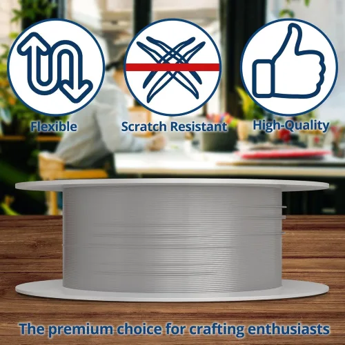 View image 3 of 8 for Soft Flex 21 Strand Beading Wire Fine 0.14 Diameter 30ft Design Wire