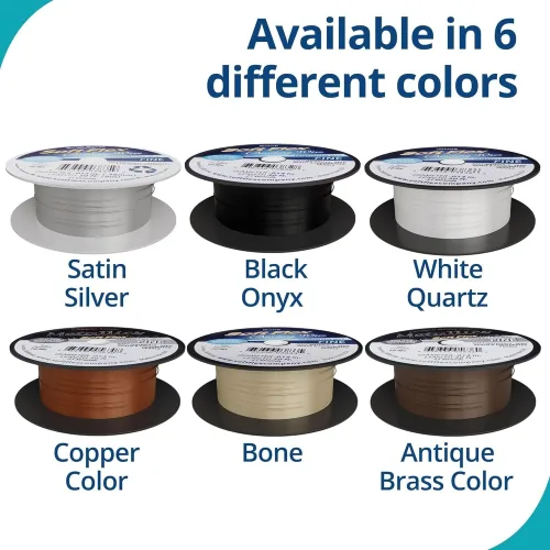 View image 6 of 8 for Soft Flex 21 Strand Beading Wire Fine 0.14 Diameter 30ft Design Wire