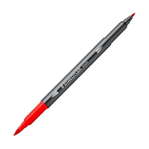 View image 4 of 7 for Staedtler Double-Ended Watercolour Brush Pens, Ideal for Fine Art Applications, Coloring, Calligraphy, Drawing, Set of 36, (3001 TB36)