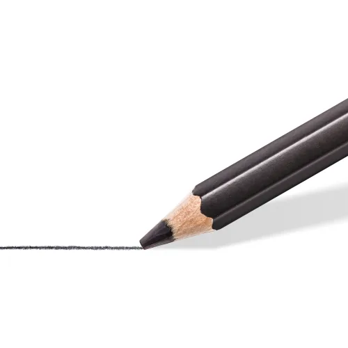 View image 7 of 7 for STAEDTLER Mars Lumograph Black Drawing Pencils Set: 6 Pack – Carbon Blend for Deep Black Tones, Professional Artists Pencils, 8B–HB Grades, Storage Tin, For Sketching, Shading & Fine Art Drawing