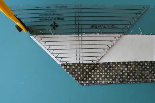 View image 2 of 2 for Strip Tube Ruler™ - 9.5" x 9.5" x 13.25" Top-Selling Quilting Tool for Perfect Half Square Triangles