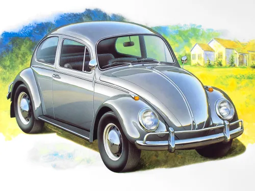 View image 3 of 9 for Tamiya 24136 1/24 Volkswagen 1300 Beetle 1966 Plastic Model Kit