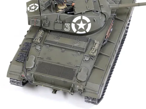 View image 8 of 9 for Tamiya 35391 1/35 Military Miniature Series No. 391 American Light Tank M24 Charfy European Front Plastic Model