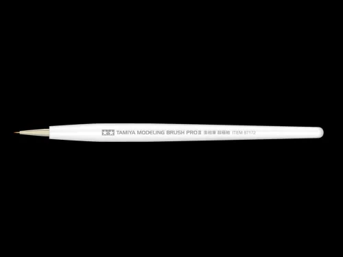 View image 2 of 3 for TAMIYA Modeling Pointed Brush PRO II Ultra Fine TAM87172 Paint Brushes