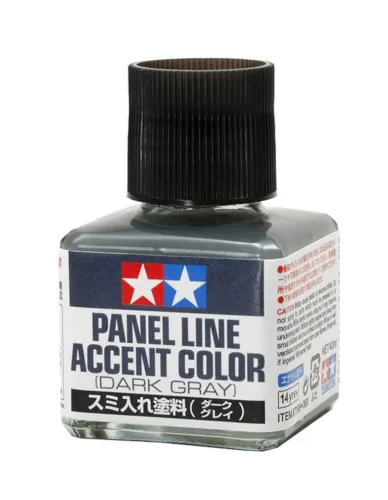 TAMIYA Panel Line Accent Color Dark Gray TAM87199 Plastics Paint Enamels