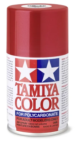 TAMIYA Polycarbonate PS-15 Metal Red TAM86015 Lacquer Primers & Paints