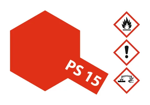 View image 2 of 3 for TAMIYA Polycarbonate PS-15 Metal Red TAM86015 Lacquer Primers & Paints