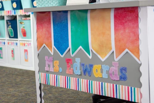 View image 4 of 8 for Teacher Created Resources Watercolor Bold Block 4'' Letters Combo Pack