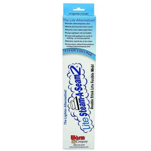 The Warm Company Lite Steam-A-Seam 2 Double Stick Fusible Web 12" x 3 Yards