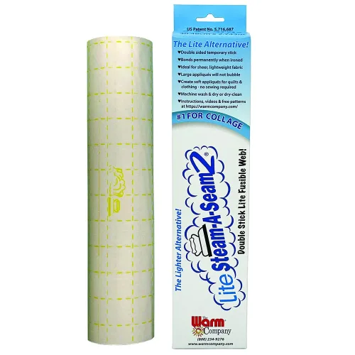 View image 3 of 4 for The Warm Company Lite Steam-A-Seam 2 Double Stick Fusible Web 12" x 3 Yards