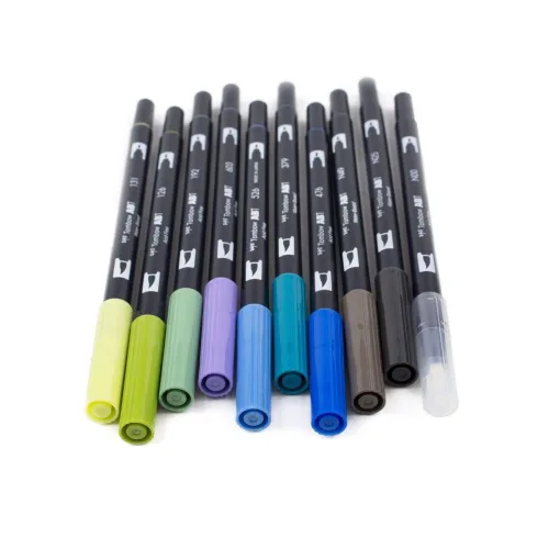 View image 4 of 7 for Tombow ABT Dual Brush Pen set of 10, LANDSCAPE