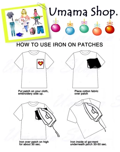 View image 4 of 4 for Umama Patch Set of 3 Beautiful Cherry Blossoms Flower Embroidery Patch Beautiful Japanese Cherry Blossoms Pink Sticker Cartoon Iron on Applique Patches Craft DIY Clothes Jeans T-Shirt Hat Backpacks