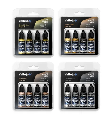View image 8 of 9 for Vallejo - Dusken Green Set, True Metallic Metal, 4 Bottles x 0.6 fl.oz.