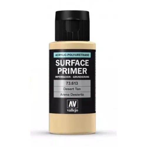 View image 2 of 4 for Vallejo - Surface Primer Color | Desert Tan Acrylic Primer 60 ml (2.02 fl.oz.) | Matte Finish and Fast Drying | Perfect for Airbrushing and Great Adhesion to Figurines and Scale Models