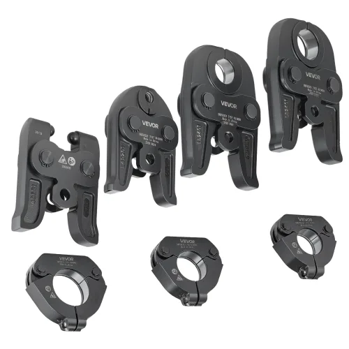 View image 9 of 9 for VEVOR 7PCS VMP Pressing Kit with 3 Press Jaws, 3 Press Rings & 1 Actuator