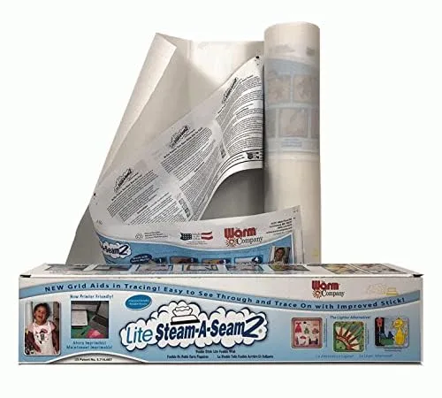 View image 2 of 2 for Warm Company Steam A Seam 2 Lite Fusible Web 24" Wide 3 Yard Roll Packed in Kraft Tube