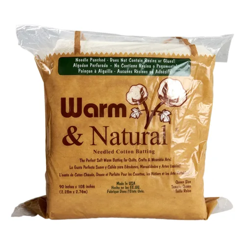 Warm & Natural Cotton Batting Queen Size by The Warm Company
