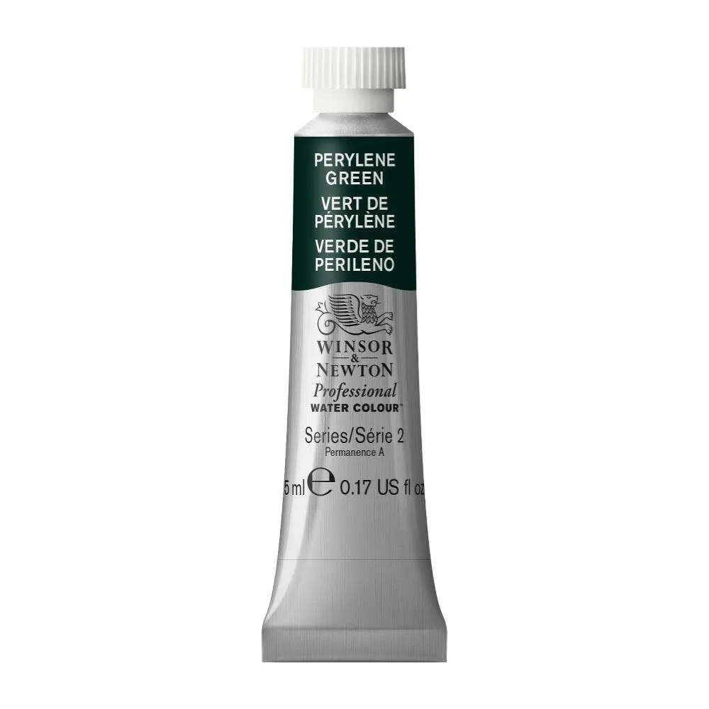 Winsor & Newton Professional Watercolor, 5ml Tube, Perylene Green
