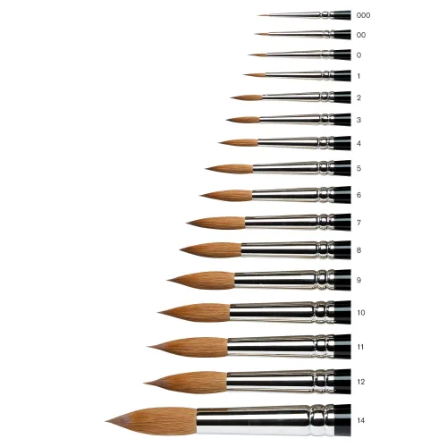 View image 2 of 3 for Winsor & Newton Series 7 Kolinsky Sable Brush, Round SH #00